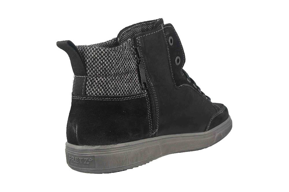 Fretz Men Montana Boots In Übergrößen Schwarz 4261.7416-51 Große Herrenschuhe
