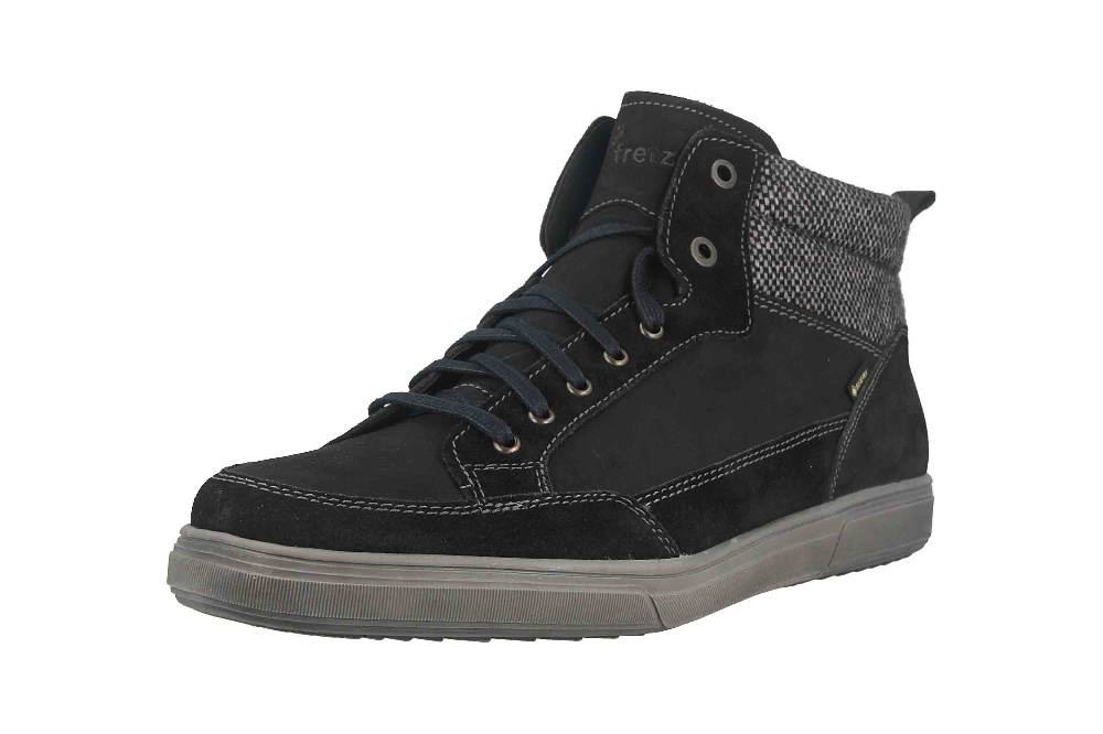 Fretz Men Montana Boots In Übergrößen Schwarz 4261.7416-51 Große Herrenschuhe
