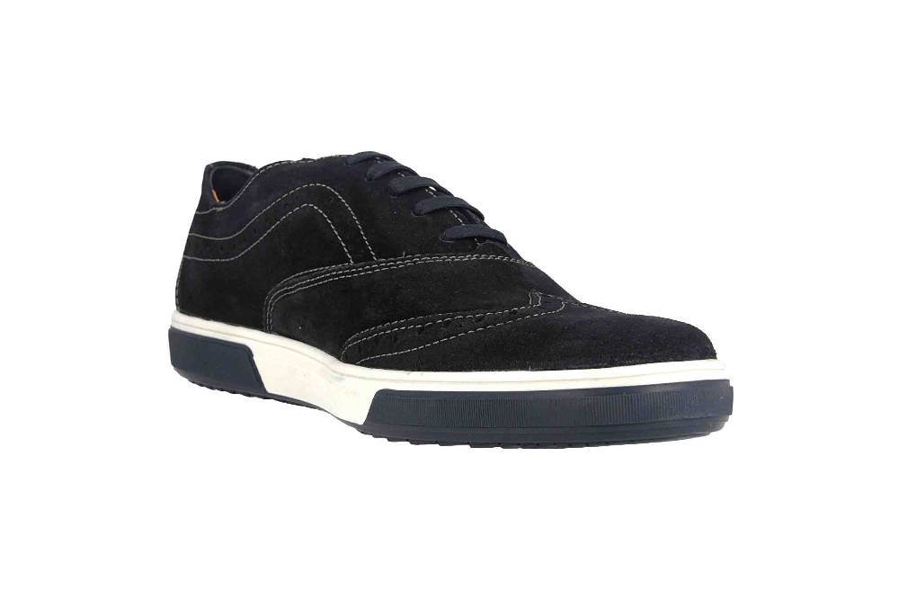 Fretz Men Montana Sneaker In Übergrößen Blau 4213.7459-1 Große Herrenschuhe