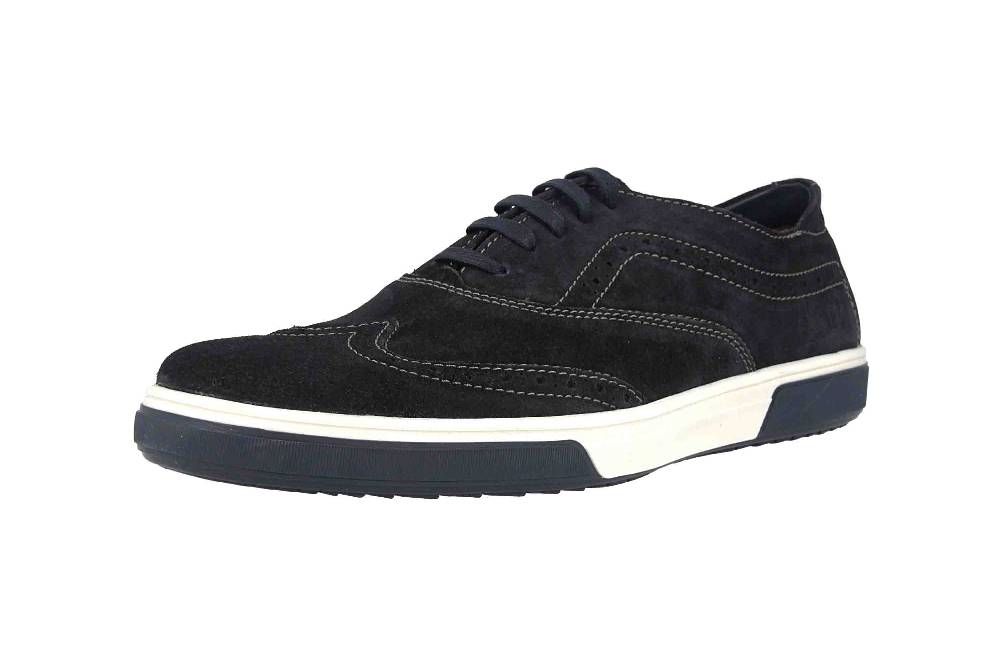 Fretz Men Montana Sneaker In Übergrößen Blau 4213.7459-1 Große Herrenschuhe