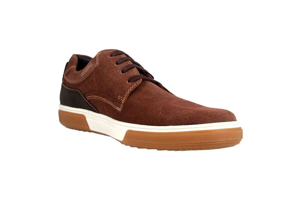 Fretz Men Montana Sneaker In Übergrößen Braun 4210.7459-82 Große Herrenschuhe