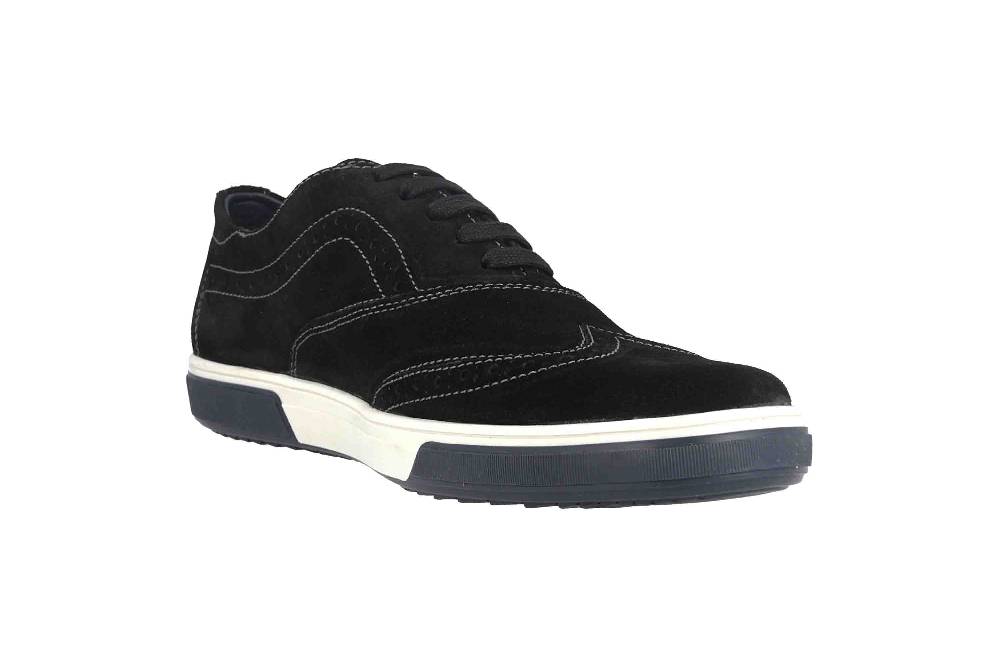 Fretz Men Montana Sneaker In Übergrößen Schwarz 4213.7459-51 Große Herrenschuhe