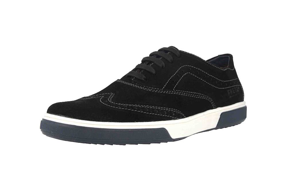 Fretz Men Montana Sneaker In Übergrößen Schwarz 4213.7459-51 Große Herrenschuhe