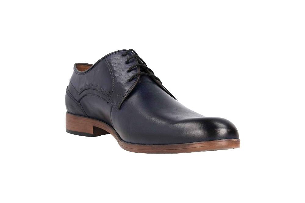 Fretz Men Oskar Halbschuhe In Übergrößen Blau 7128.1232-60 Große Herrenschuhe