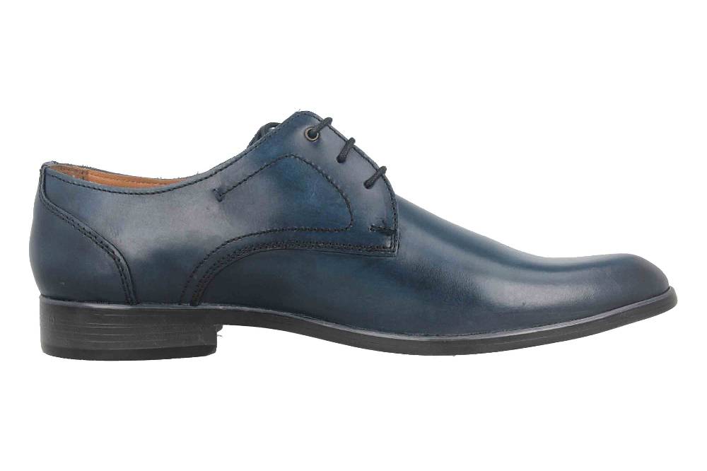 Fretz Men Oskar Halbschuhe In Übergrößen Blau 7165.1232-60 Große Herrenschuhe