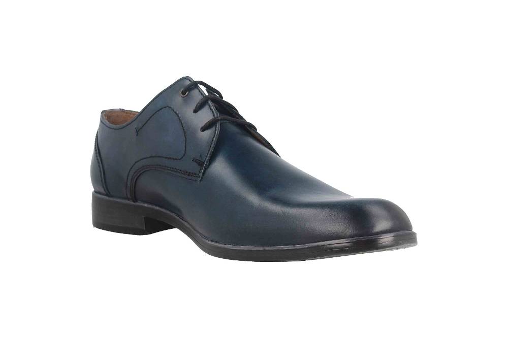 Fretz Men Oskar Halbschuhe In Übergrößen Blau 7165.1232-60 Große Herrenschuhe