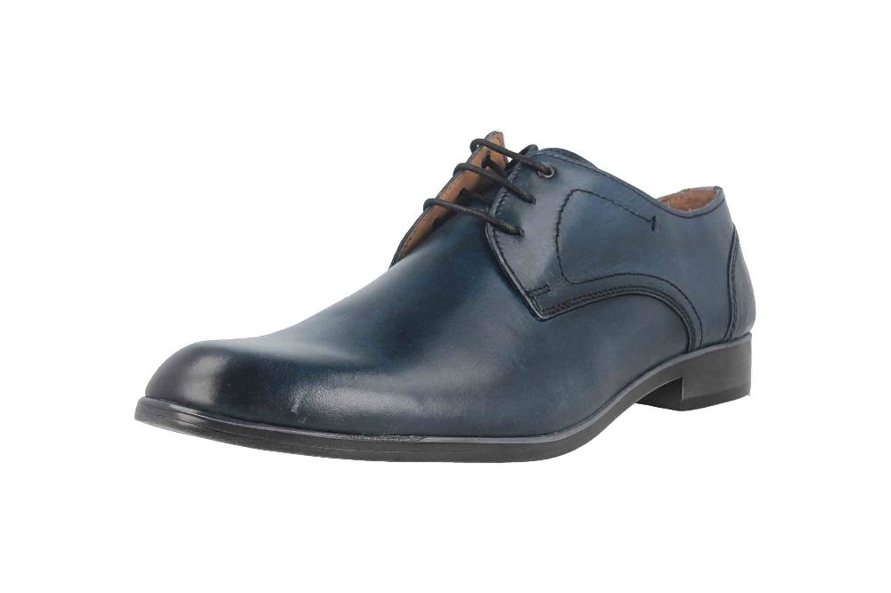 Fretz Men Oskar Halbschuhe In Übergrößen Blau 7165.1232-60 Große Herrenschuhe