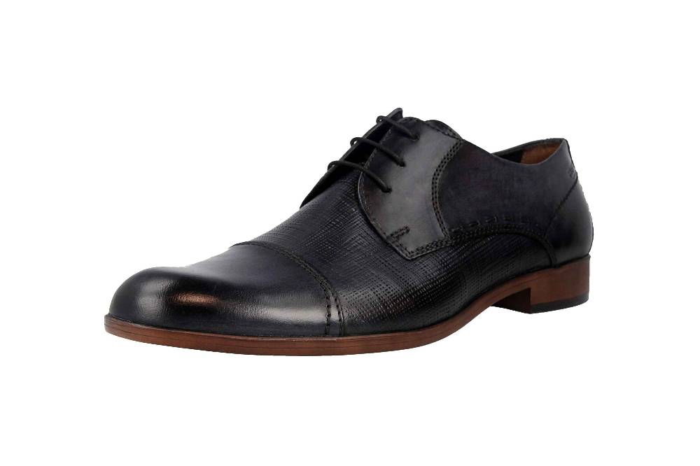 Fretz Men Oskar Halbschuhe In Übergrößen Grau 7129.1232-22 Große Herrenschuhe