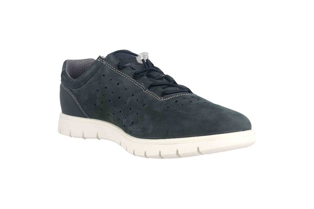 Fretz Men Saxon Halbschuhe In Übergrößen Blau 2712.1782-32 Große Herrenschuhe