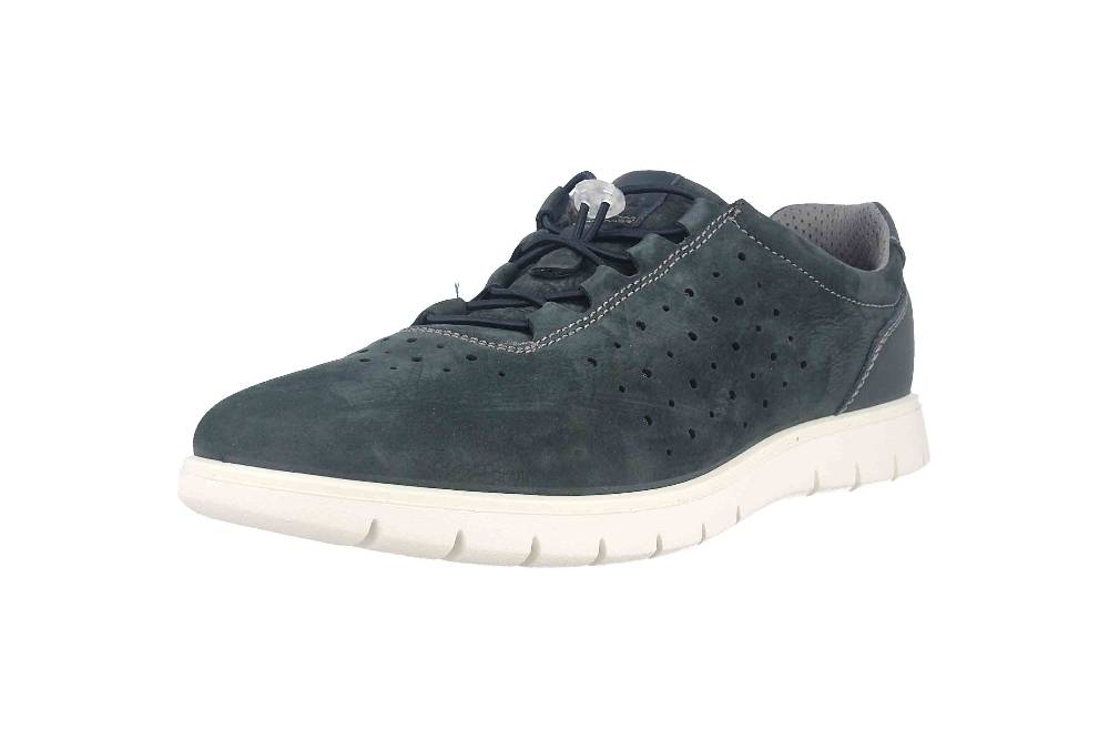 Fretz Men Saxon Halbschuhe In Übergrößen Blau 2712.1782-32 Große Herrenschuhe