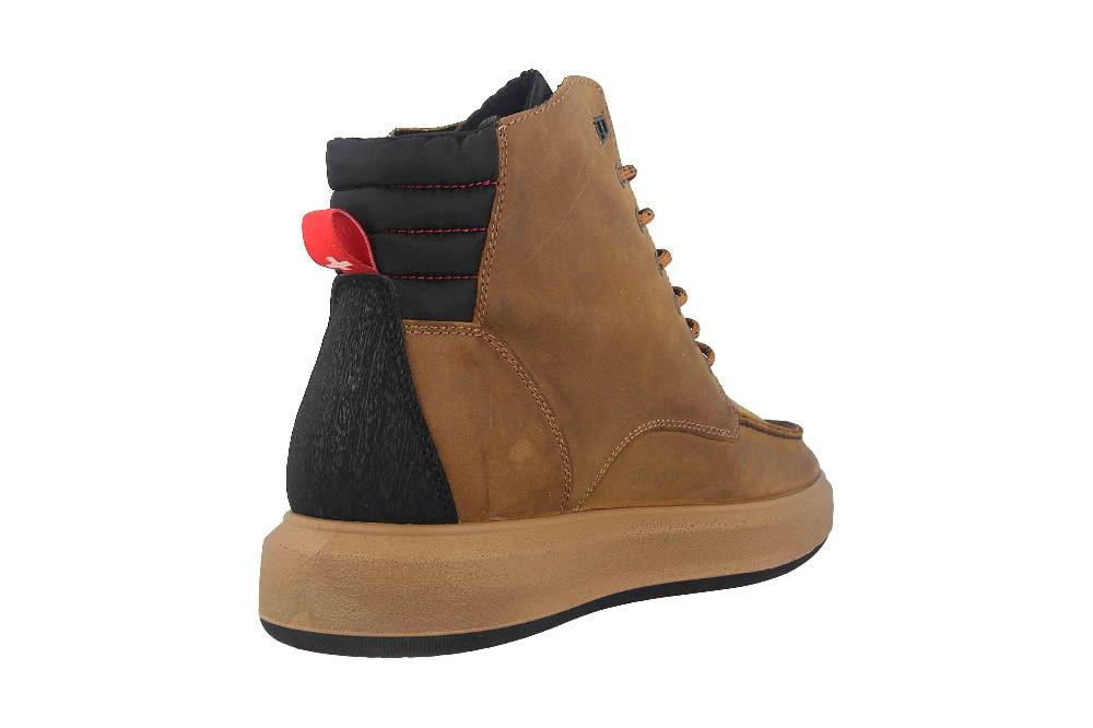 Fretz Men Sem Boots In Übergrößen Braun 4412.2418-20 Große Herrenschuhe