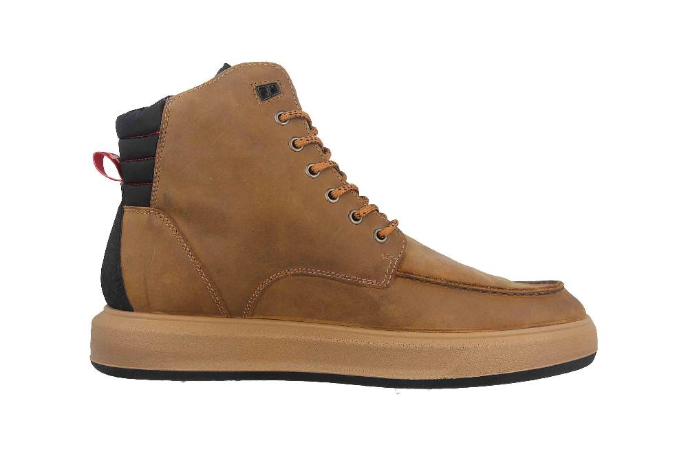 Fretz Men Sem Boots In Übergrößen Braun 4412.2418-20 Große Herrenschuhe