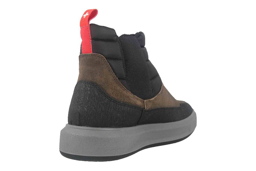 Fretz Men Sem Stiefeletten In Übergrößen Grau 4414.2489-69 Große Herrenschuhe