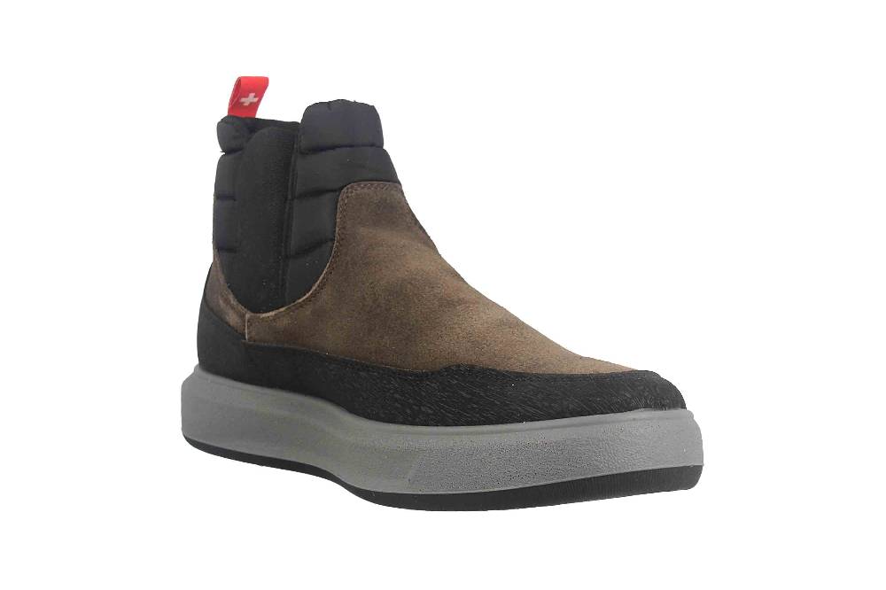 Fretz Men Sem Stiefeletten In Übergrößen Grau 4414.2489-69 Große Herrenschuhe