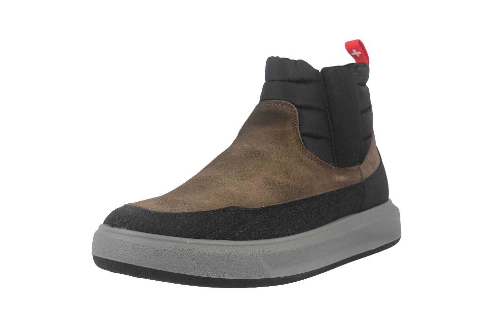 Fretz Men Sem Stiefeletten In Übergrößen Grau 4414.2489-69 Große Herrenschuhe