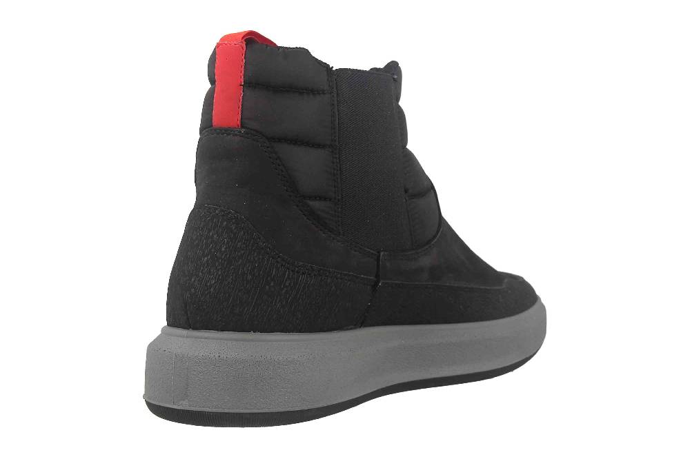 Fretz Men Sem Stiefeletten In Übergrößen Schwarz 4414.2482-51 Große Herrenschuhe