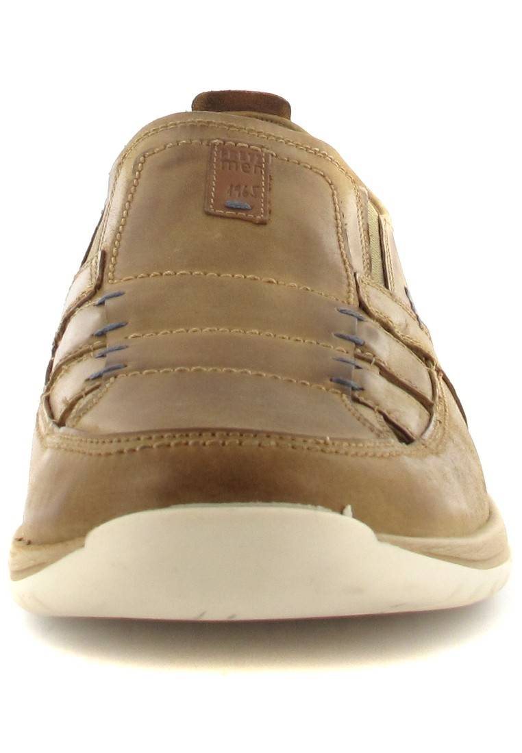 Fretz Men Slipper In Übergrößen Braun 5414.1537-56 Große Herrenschuhe