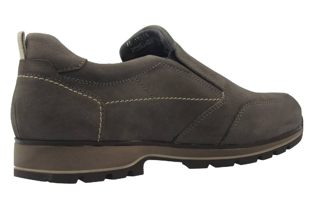 Fretz Men Slipper In Übergrößen Grau 3113.6516-21 Große Herrenschuhe