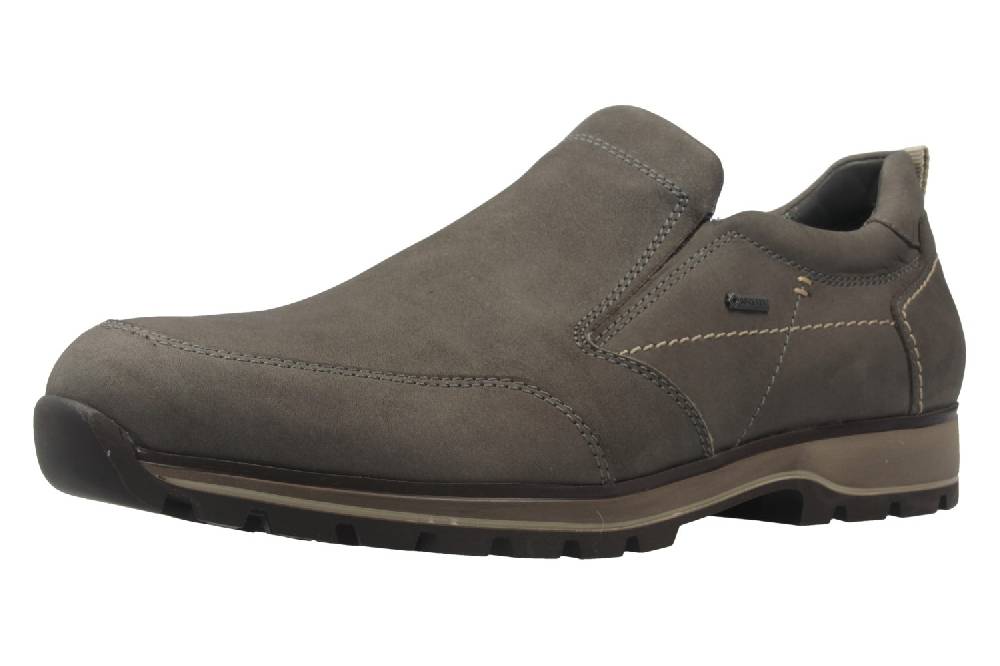 Fretz Men Slipper In Übergrößen Grau 3113.6516-21 Große Herrenschuhe