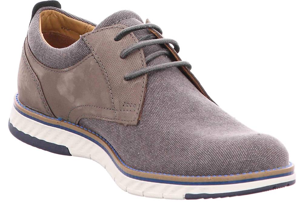 Fretz Men Steven Halbschuhe In Übergrößen Grau 3350.9147-28 Große Herrenschuhe