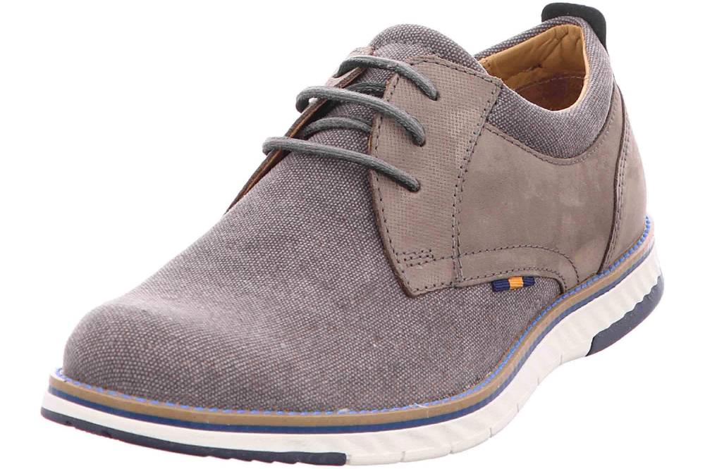 Fretz Men Steven Halbschuhe In Übergrößen Grau 3350.9147-28 Große Herrenschuhe