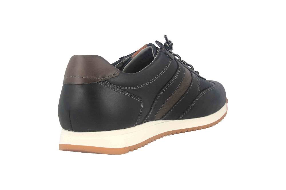 Fretz Men Tobias Halbschuhe In Übergrößen Schwarz 6610.2910-51 Große Herrenschuhe