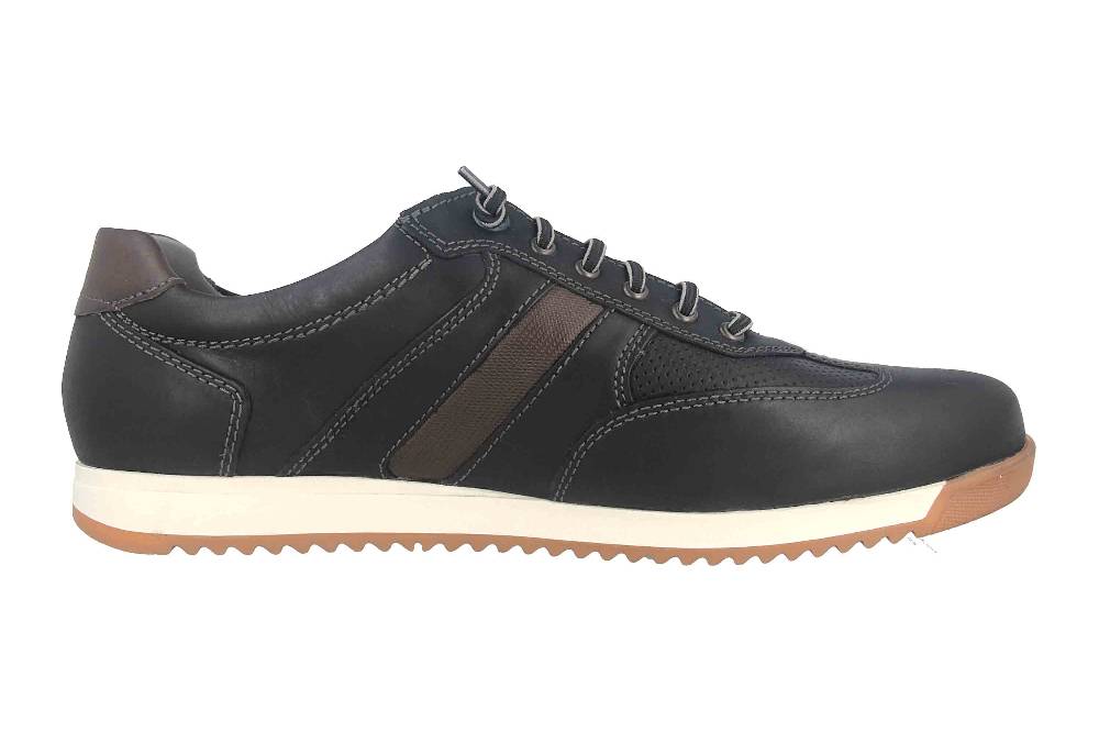 Fretz Men Tobias Halbschuhe In Übergrößen Schwarz 6610.2910-51 Große Herrenschuhe