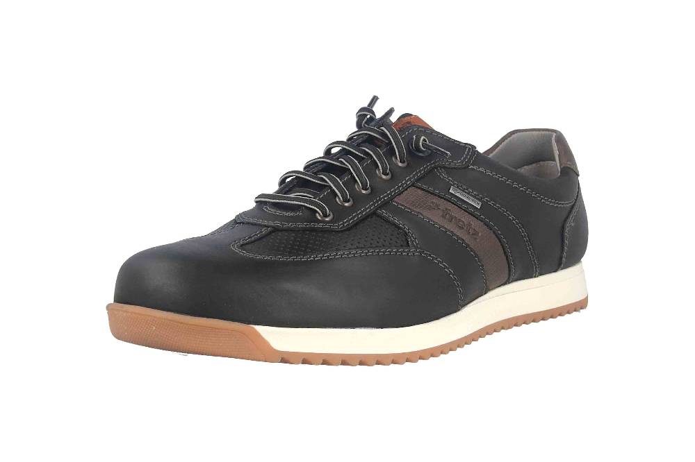 Fretz Men Tobias Halbschuhe In Übergrößen Schwarz 6610.2910-51 Große Herrenschuhe