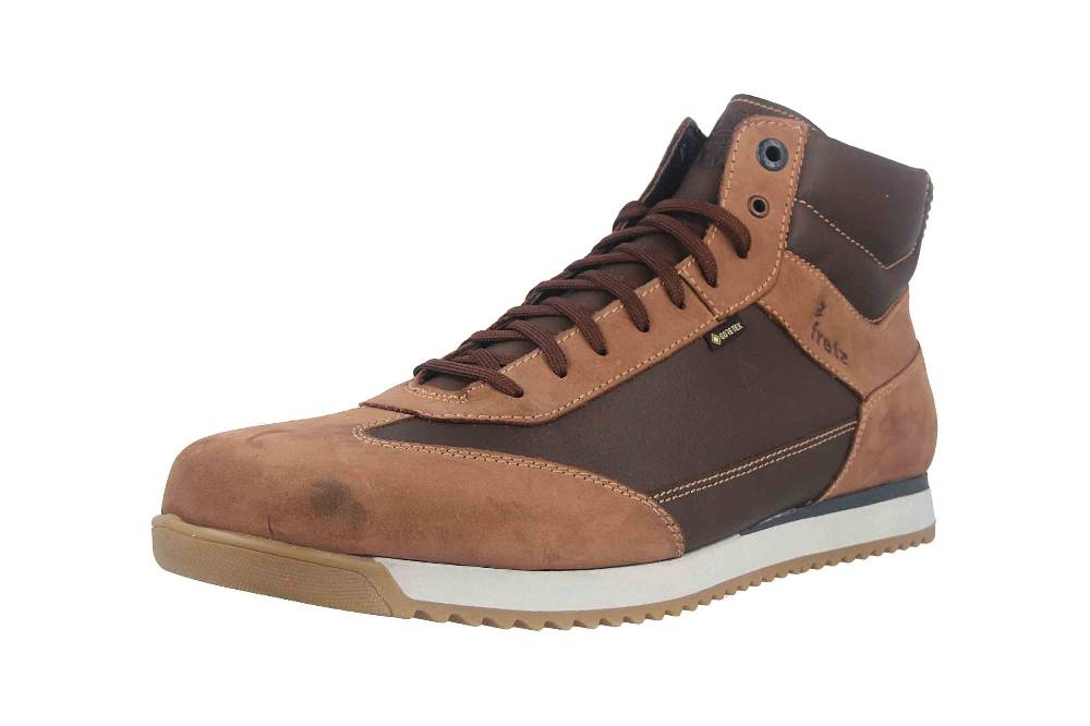 Fretz Men Tobias Stiefel In Übergrößen Braun 6660.2916-80 Große Herrenschuhe