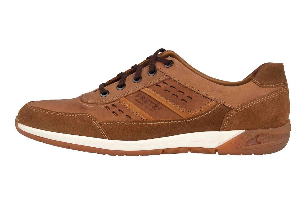 Fretz Men Toro Sneaker in Übergrößen Braun 8811.6059-90 große Herrenschuhe