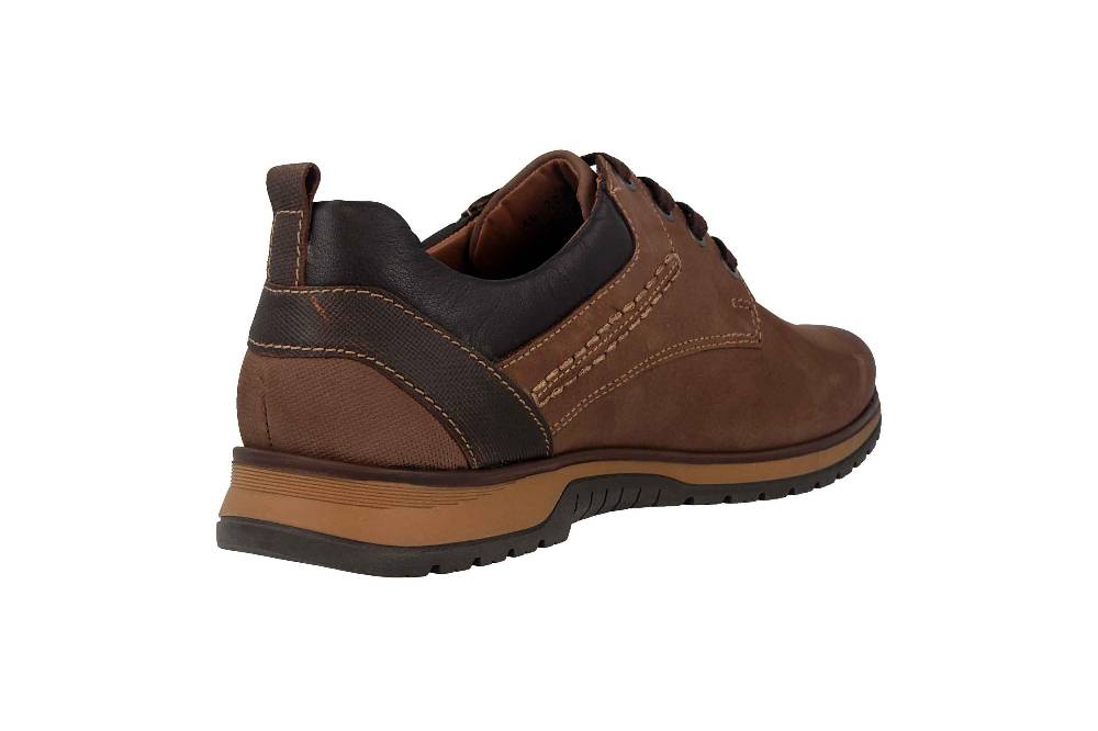 Fretz Men Trento Halbschuhe In Übergrößen Braun 7610.2016-38 Große Herrenschuhe