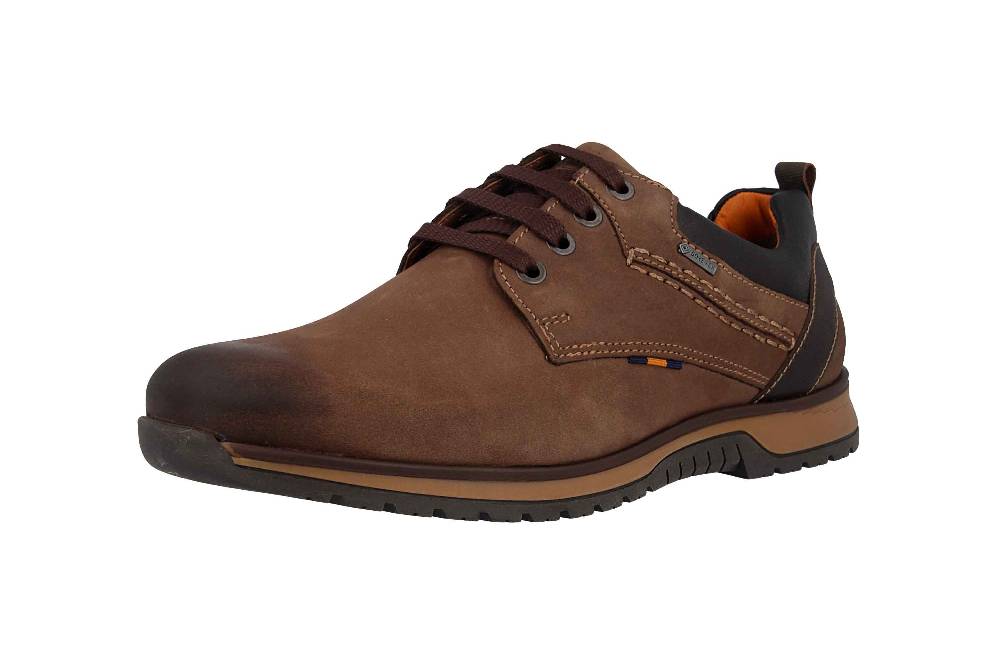 Fretz Men Trento Halbschuhe In Übergrößen Braun 7610.2016-38 Große Herrenschuhe