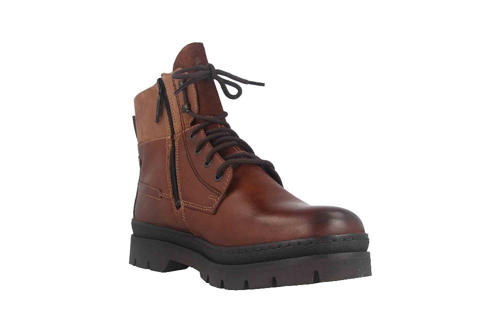 Fretz Men Zoran Boots In Übergrößen Braun 2413.8471-82 Große Herrenschuhe