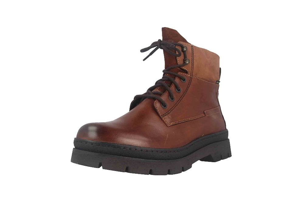 Fretz Men Zoran Boots In Übergrößen Braun 2413.8471-82 Große Herrenschuhe