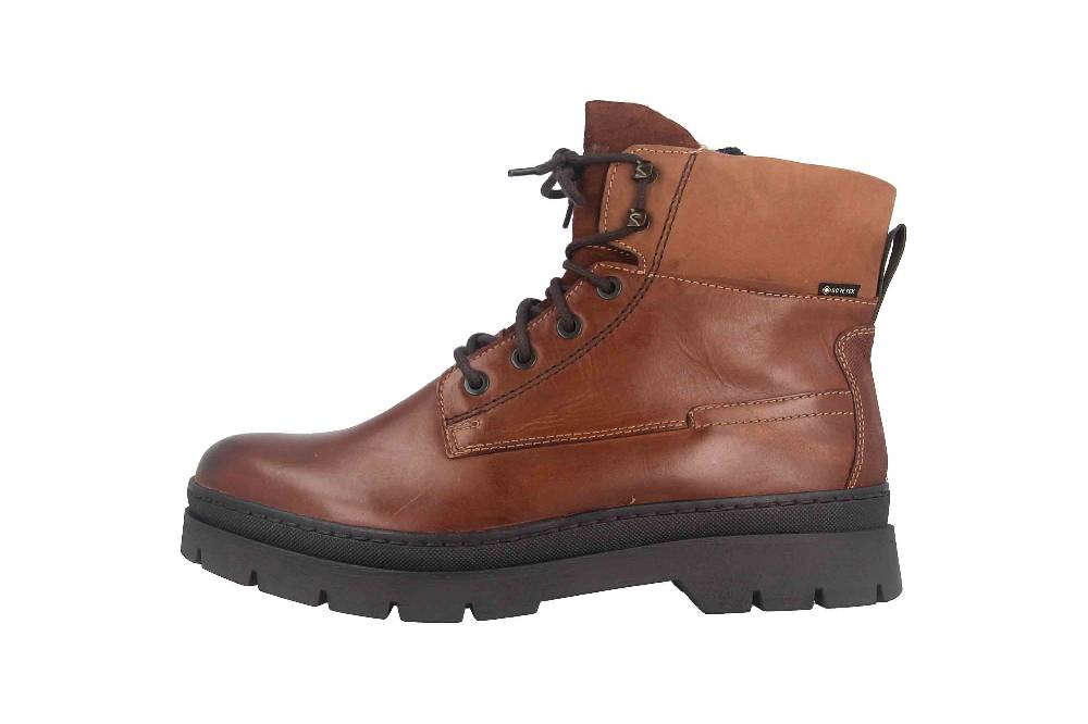 Fretz Men Zoran Boots in Übergrößen Braun 2413.8471-82 große Herrenschuhe