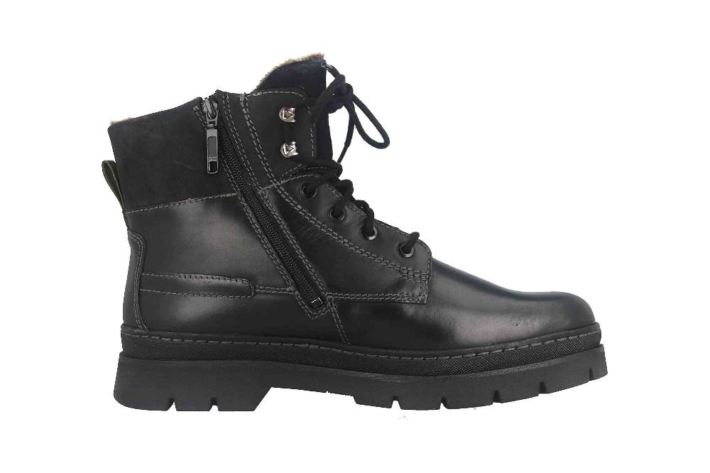 Fretz Men Zoran Boots In Übergrößen Schwarz 2413.8471-51 Große Herrenschuhe