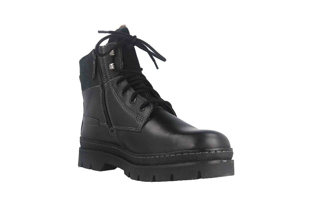 Fretz Men Zoran Boots In Übergrößen Schwarz 2413.8471-51 Große Herrenschuhe