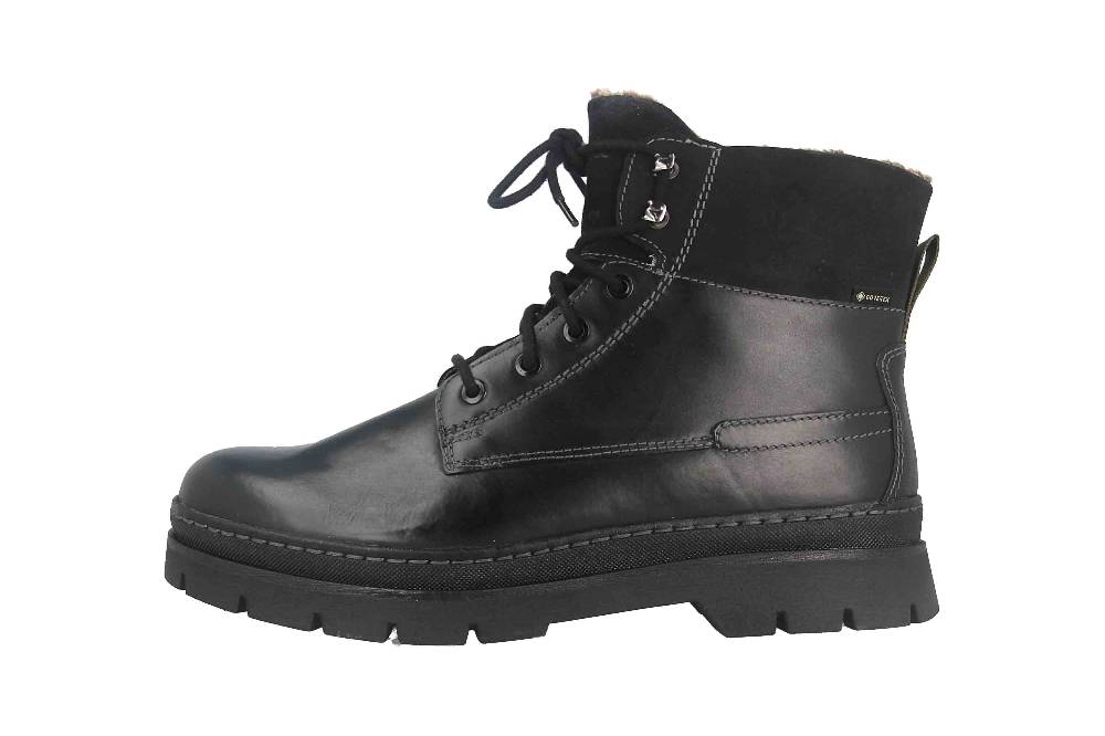 Fretz Men Zoran Boots in Übergrößen Schwarz 2413.8471-51 große Herrenschuhe