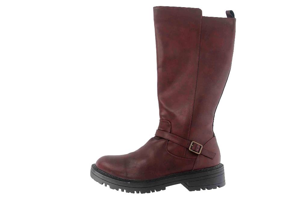 Freyling Stiefel in Übergrößen Bordeaux LY-Fr139-F-1 große Damenschuhe
