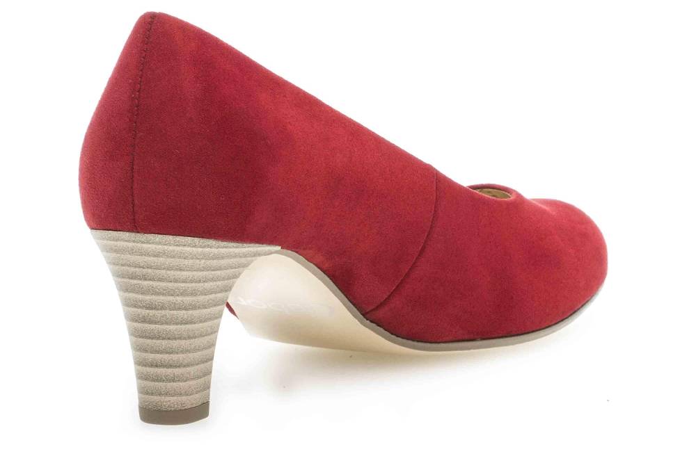 Gabor Basic Pumps In Übergrößen Rot 05.300.55 Große Damenschuhe