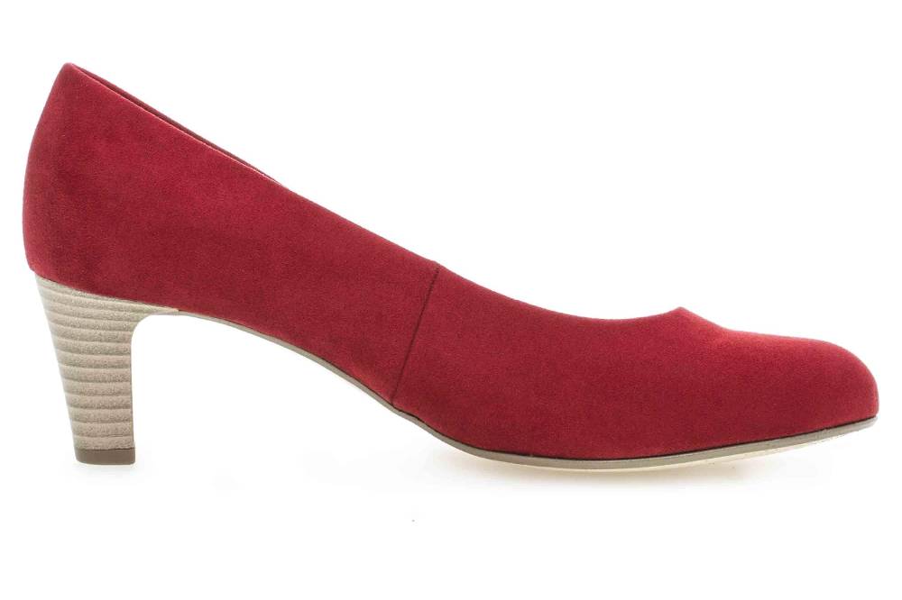 Gabor Basic Pumps In Übergrößen Rot 05.300.55 Große Damenschuhe
