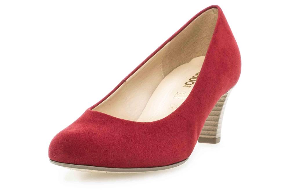 Gabor Basic Pumps In Übergrößen Rot 05.300.55 Große Damenschuhe