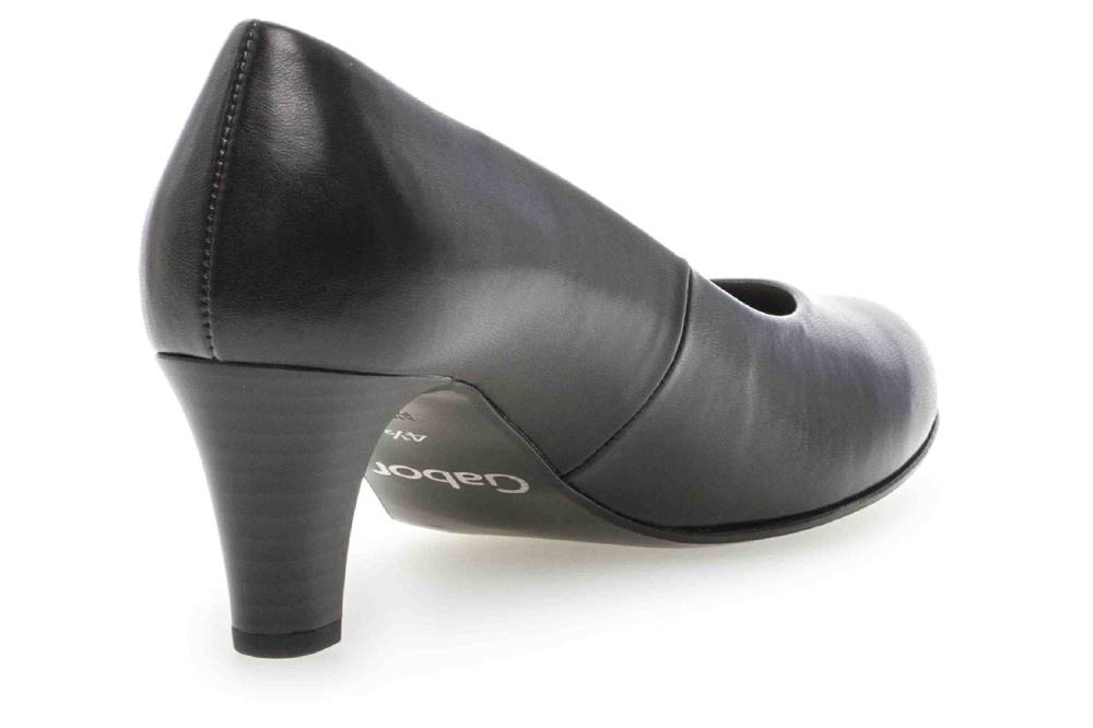 Gabor Basic Pumps In Übergrößen Schwarz 25.300.87 Große Damenschuhe