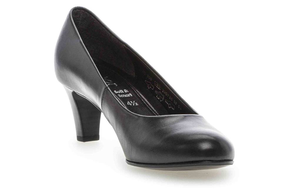 Gabor Basic Pumps In Übergrößen Schwarz 25.300.87 Große Damenschuhe
