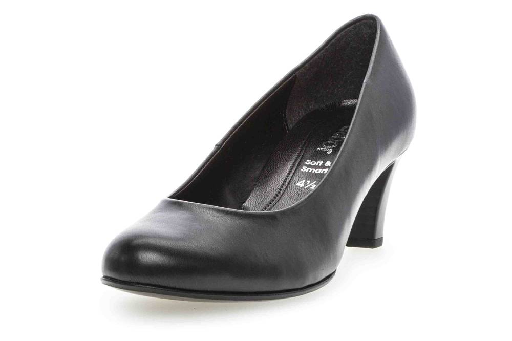 Gabor Basic Pumps In Übergrößen Schwarz 25.300.87 Große Damenschuhe