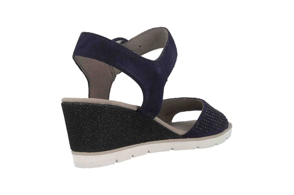 Gabor Basic Sandaletten In Übergrößen Blau 25.754.16 Große Damenschuhe