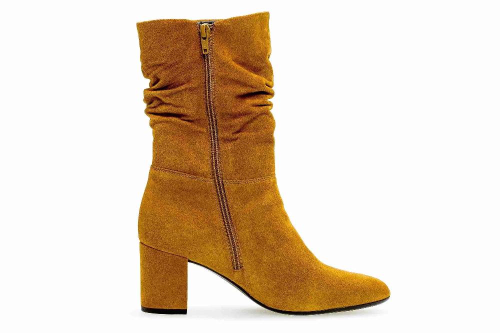 Gabor Basic Stiefel In Übergrößen Gelb 55.611.13 Große Damenschuhe