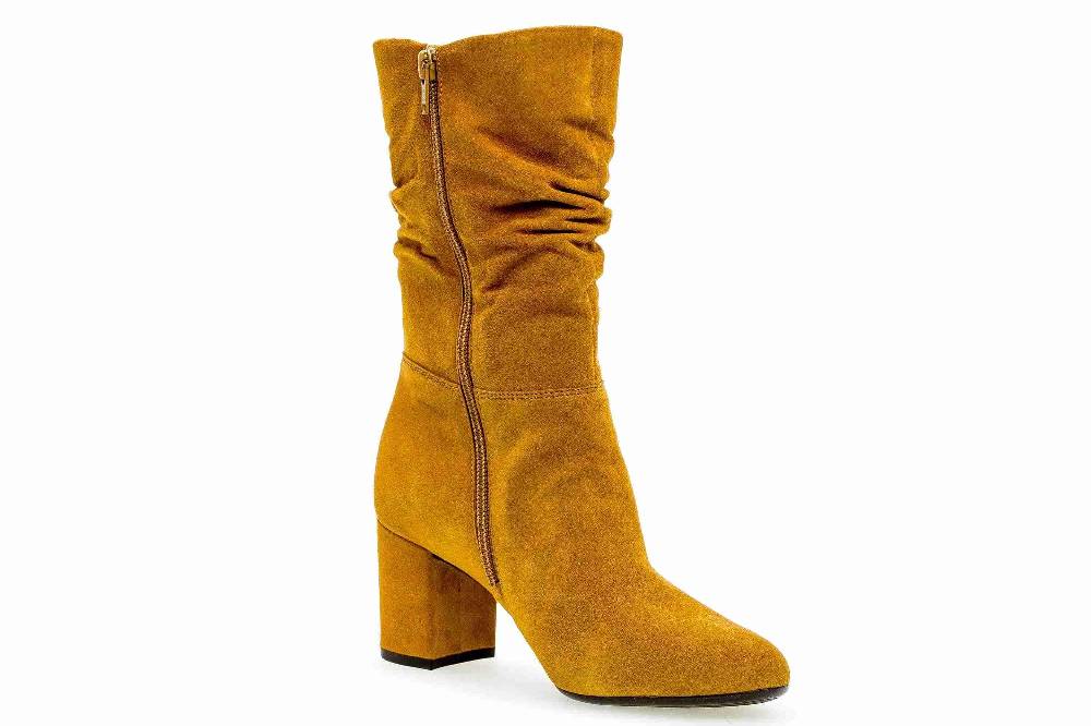 Gabor Basic Stiefel In Übergrößen Gelb 55.611.13 Große Damenschuhe