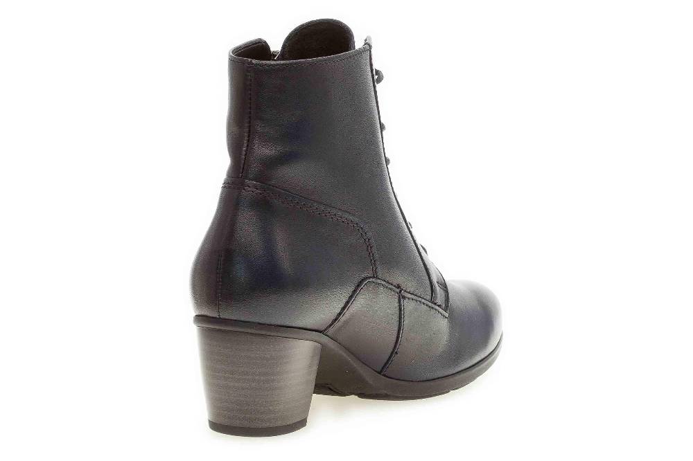 Gabor Basic Stiefeletten In Übergrößen Blau 35.525.26 Große Damenschuhe