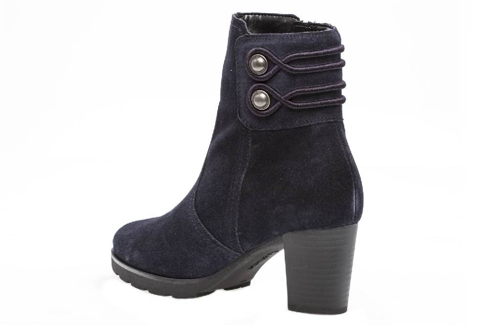 Gabor Basic Stiefeletten In Übergrößen Blau 95.744.16 Große Damenschuhe